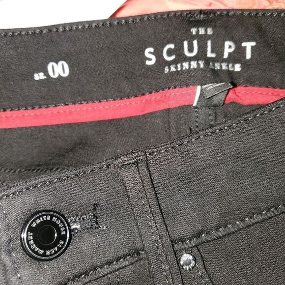 WHBM High-Rise Sculpt Slim Jean Size 00 - Picture 7 of 7